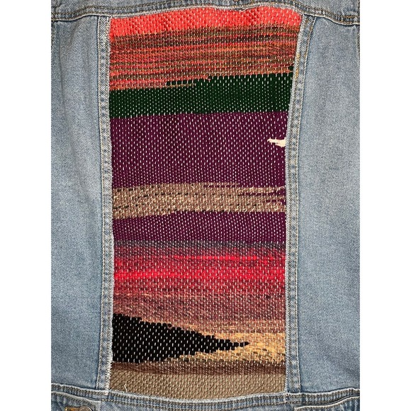 Mezame Designs Vest with Fiber Weaving One Of A Kind Unique Upcycled Womens Smal - Picture 4 of 6